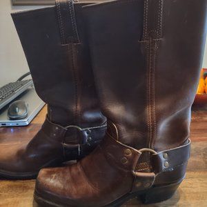FRYE Leather Harness Boots